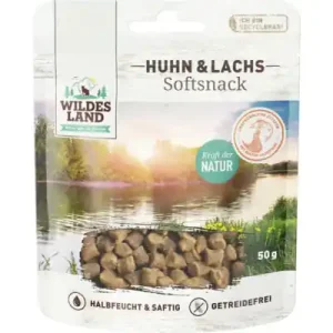 Preiswert WILDES LAND Snack Soft Huhn+Lachs 50 g